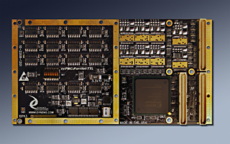 Conduction Cooled 64 Digital IO or 8 ADC and 32 IO w/ DMA, COS interrupts, PLL< t